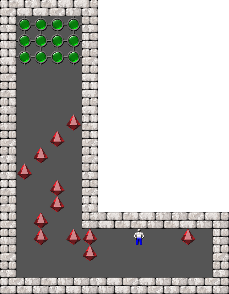 Sokoban Mass Remodel level 1929